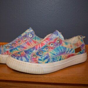 Blowfish tie-dye slip ons